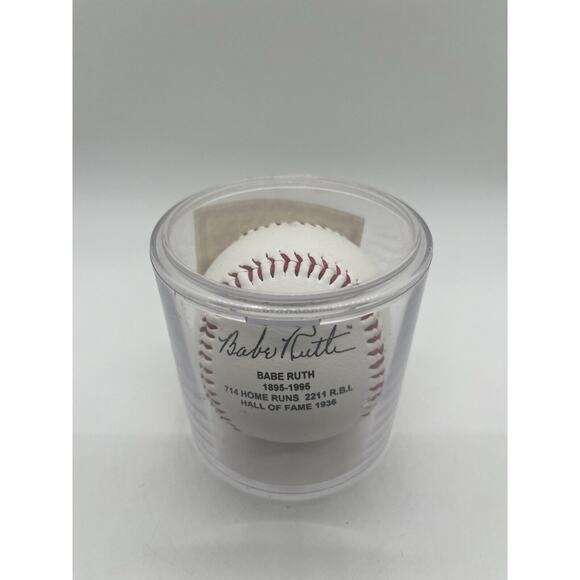 Babe Ruth 100th 1895-1995 Anniversary Commemorative Baseball - WITH COA - Picture 1 of 7